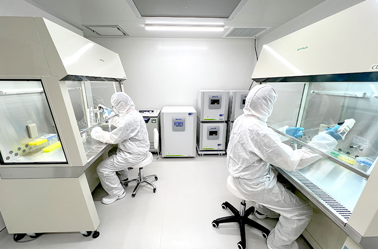 再生医療の特定細胞加工物製造（細胞培養加工施設）のイメージ