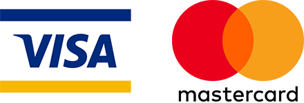 ご利用可能クレジットカード：VISA、MASTERCARD