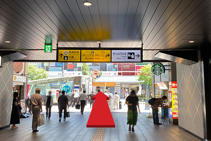 有楽町駅からのルート1