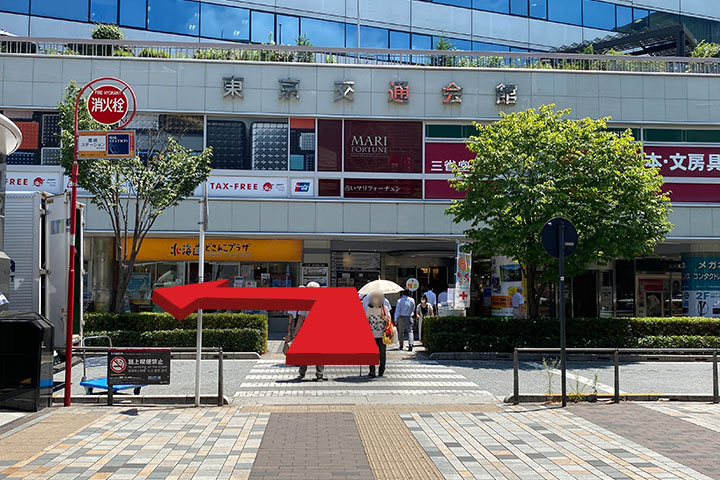 有楽町駅からのルート2